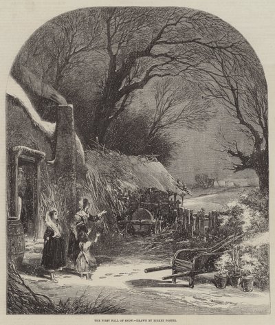 雪の最初の秋 作： Myles Birket Foster